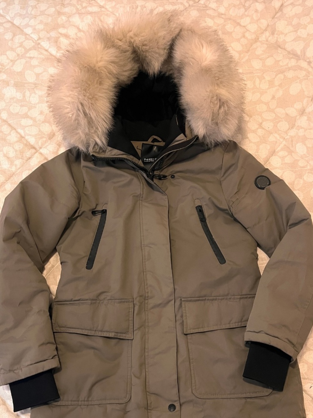 NOIZE Trinity Vegan Mid-Length Parka Winter Coat